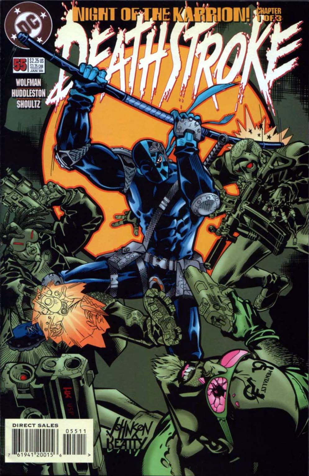 Read online Deathstroke (1991) comic -  Issue #55 - 1