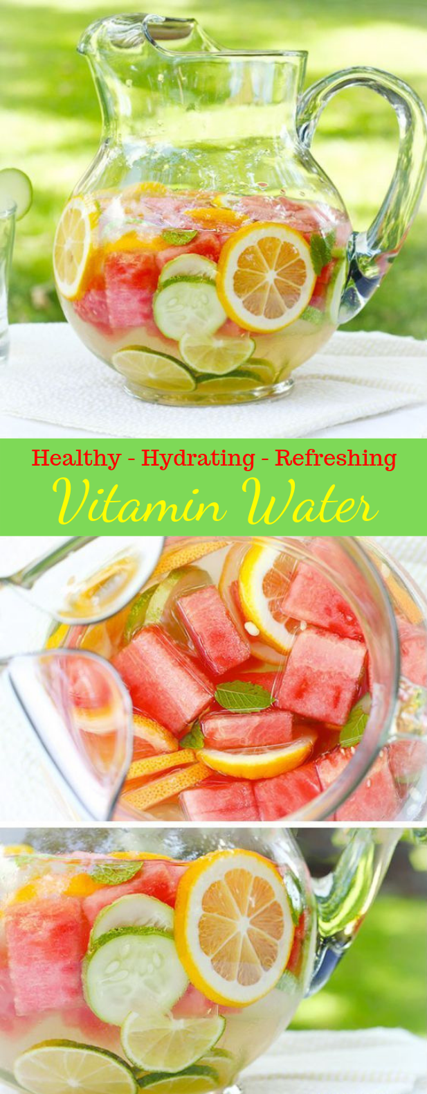 REFRESHING, NOURISHING HOMEMADE VITAMIN WATER #Drink #Water REFRESHING, NOURISHING HOMEMADE VITAMIN WATER #Drink #Water