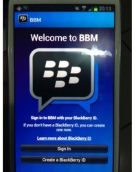 Gambar BBM untuk Android di Samsung Galaxy S3