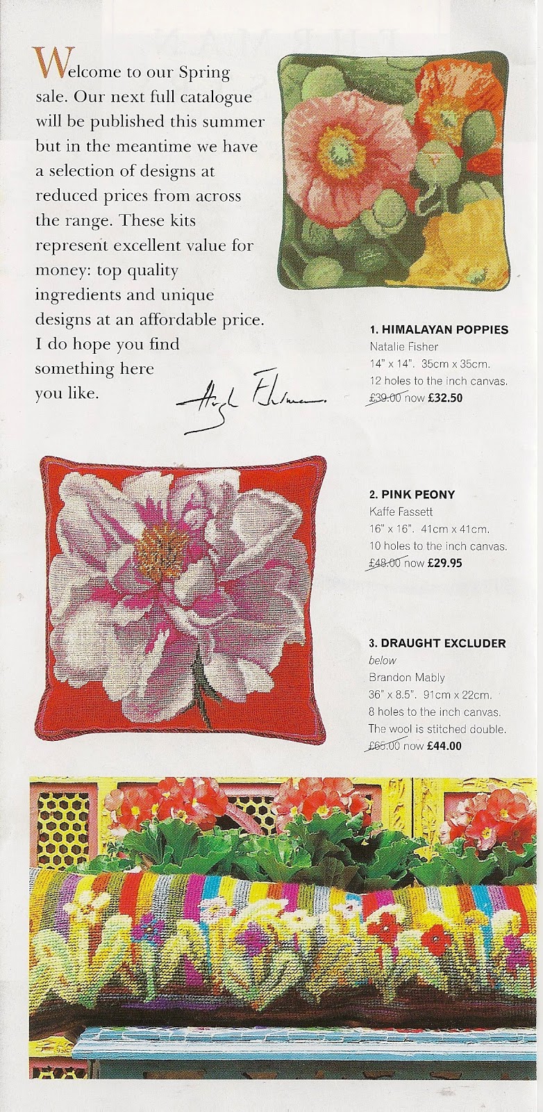 My Purple Velvet Box Full of Stuff Ehrman Tapestry Sale Catalogue