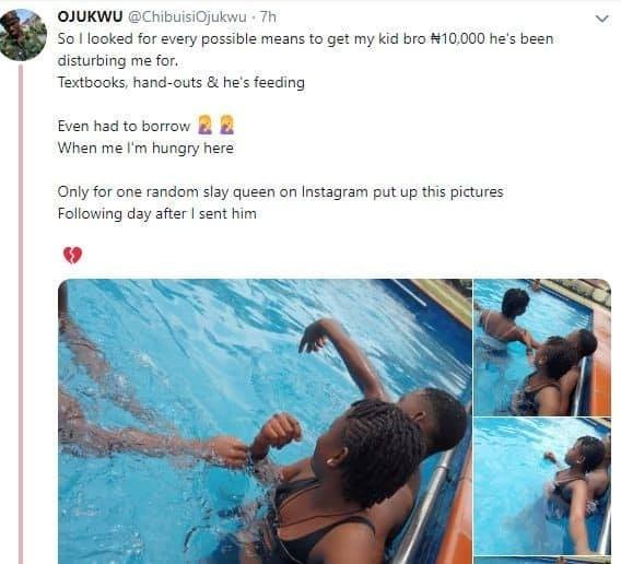I borrowed money and sent it to my kid bro to buy textbooks only to see a SLAY QUEEN post PHOTOs squandering the money with him slay%2Bslay - I borrowed money and sent it to my kid bro to buy textbooks only to see a SLAY QUEEN post PHOTOs squandering the money with him