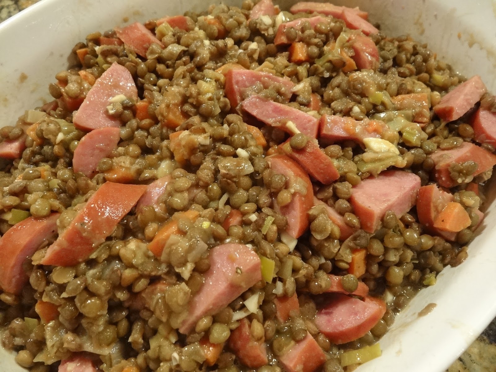 Lentil and Kielbasa Salad