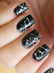 nail nails easy designs constellation idea creative simple silver stylish unusual manicure office classic super constellations polish quick manicurity cool