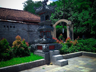 Type Of Ethnic Balinese Shrine Building In The Front Yard Of The Park, Tangguwisia Village, North Bali, Indonesia