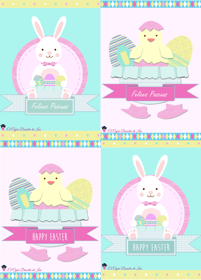 foto enlace para descargar gratis tarjetas de felicitación de Pascua para imprimir