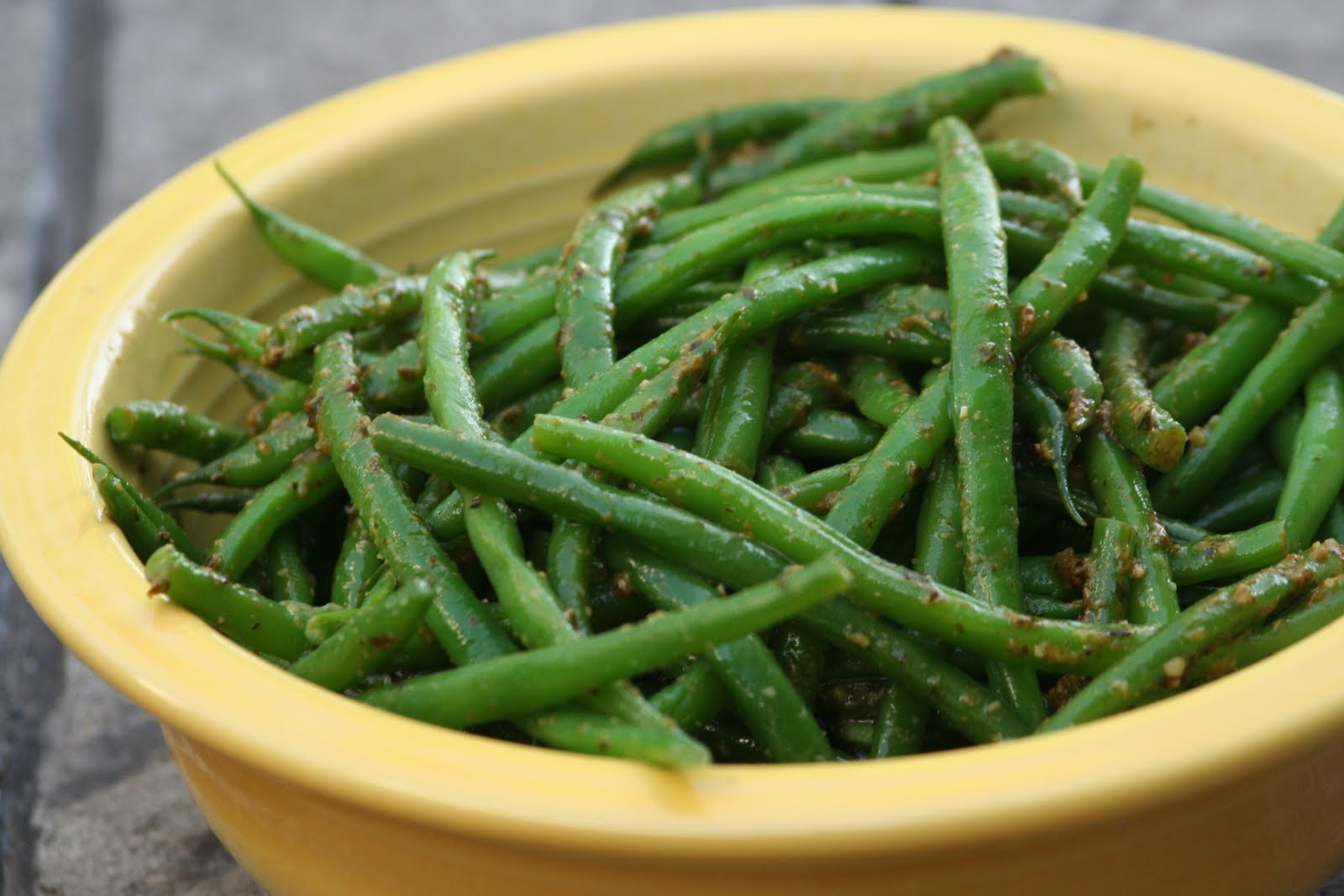 Healthy Goodness: Basil Pesto Green Beans