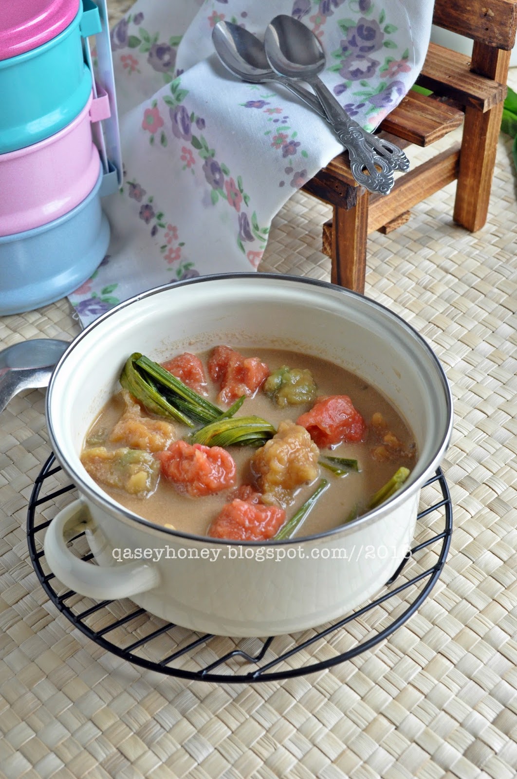 Pengat Tepung Gandum Qasey Honey