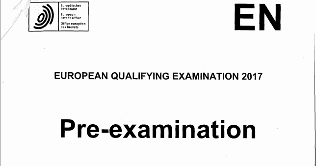 DeltaPatents : EQE pre-exam