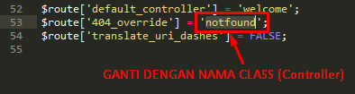 Tutorial Codeigniter 3 : Mengganti Tampilan Halaman Error 404 Page Not Found Di Codeigniter  