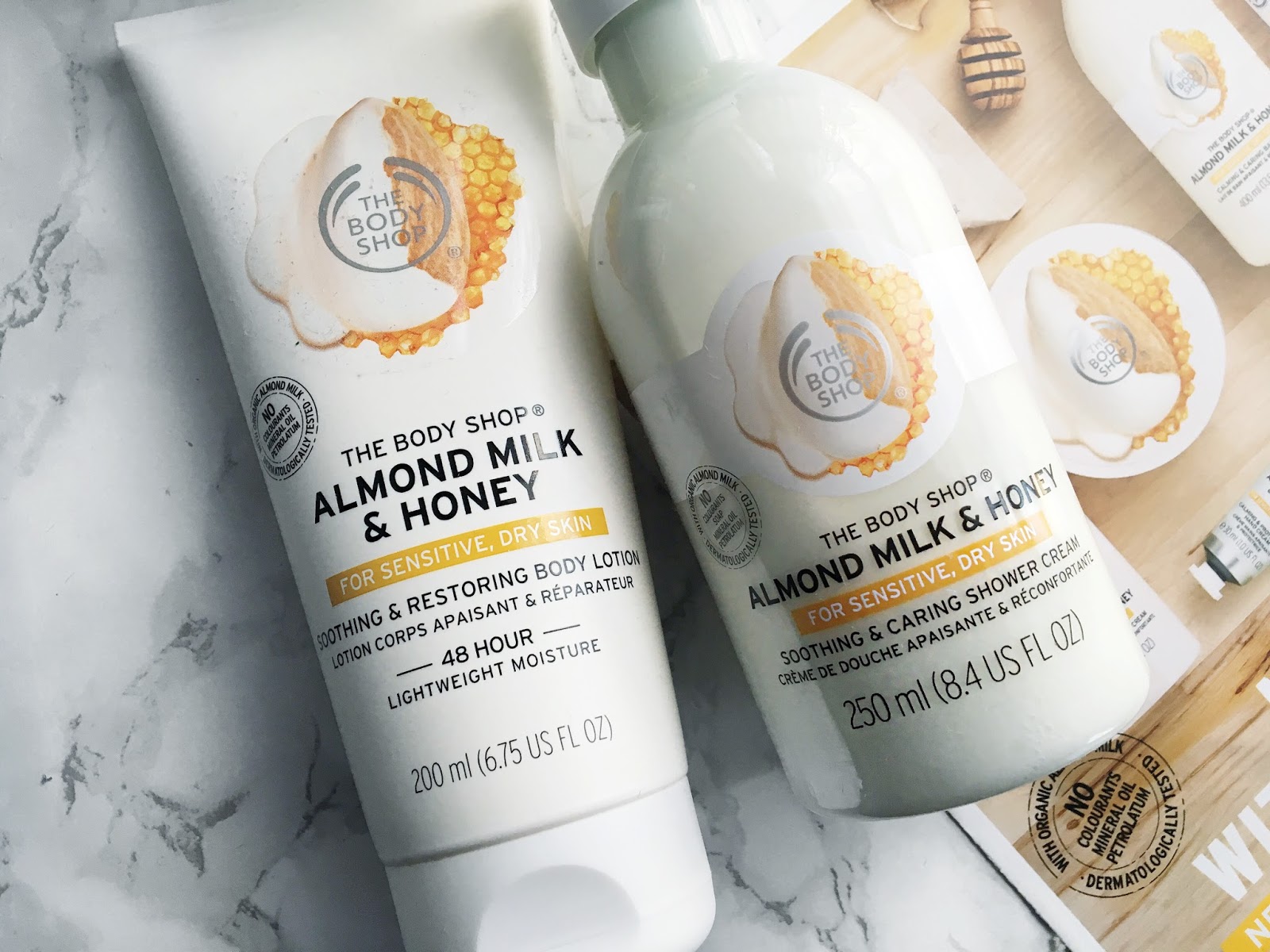NEW IN THE BODY SHOP ALMOND MILK AND HONEY RANGE — Skin Face Beauty