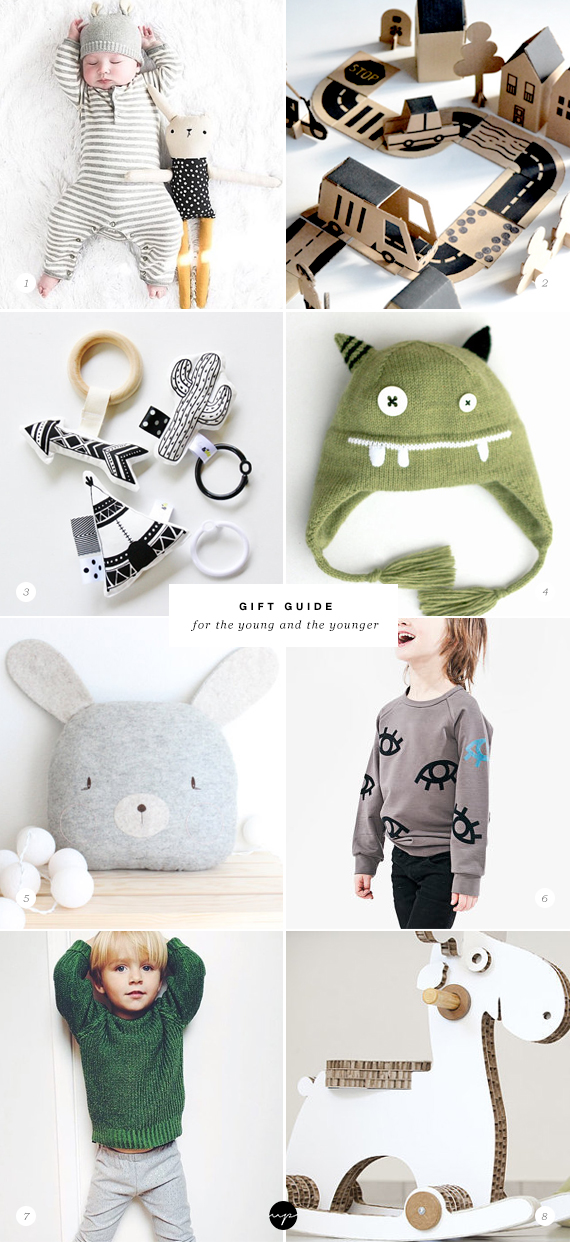 GIFT GUIDE: The young and the younger #handmade #gifts #babies #toddlers #kids