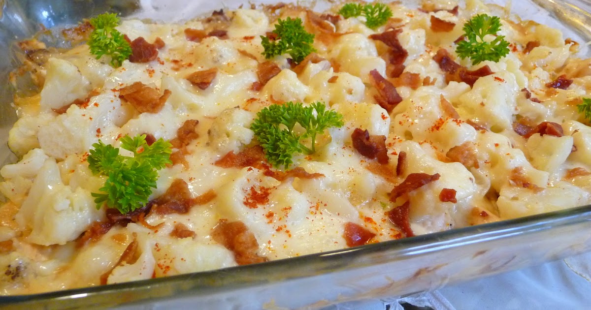 CAULI TOT CHICKEN AND BACON CASSEROLE