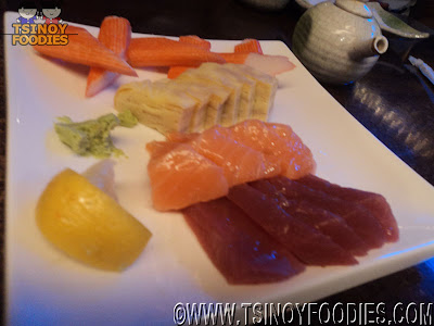 assorted sashimi