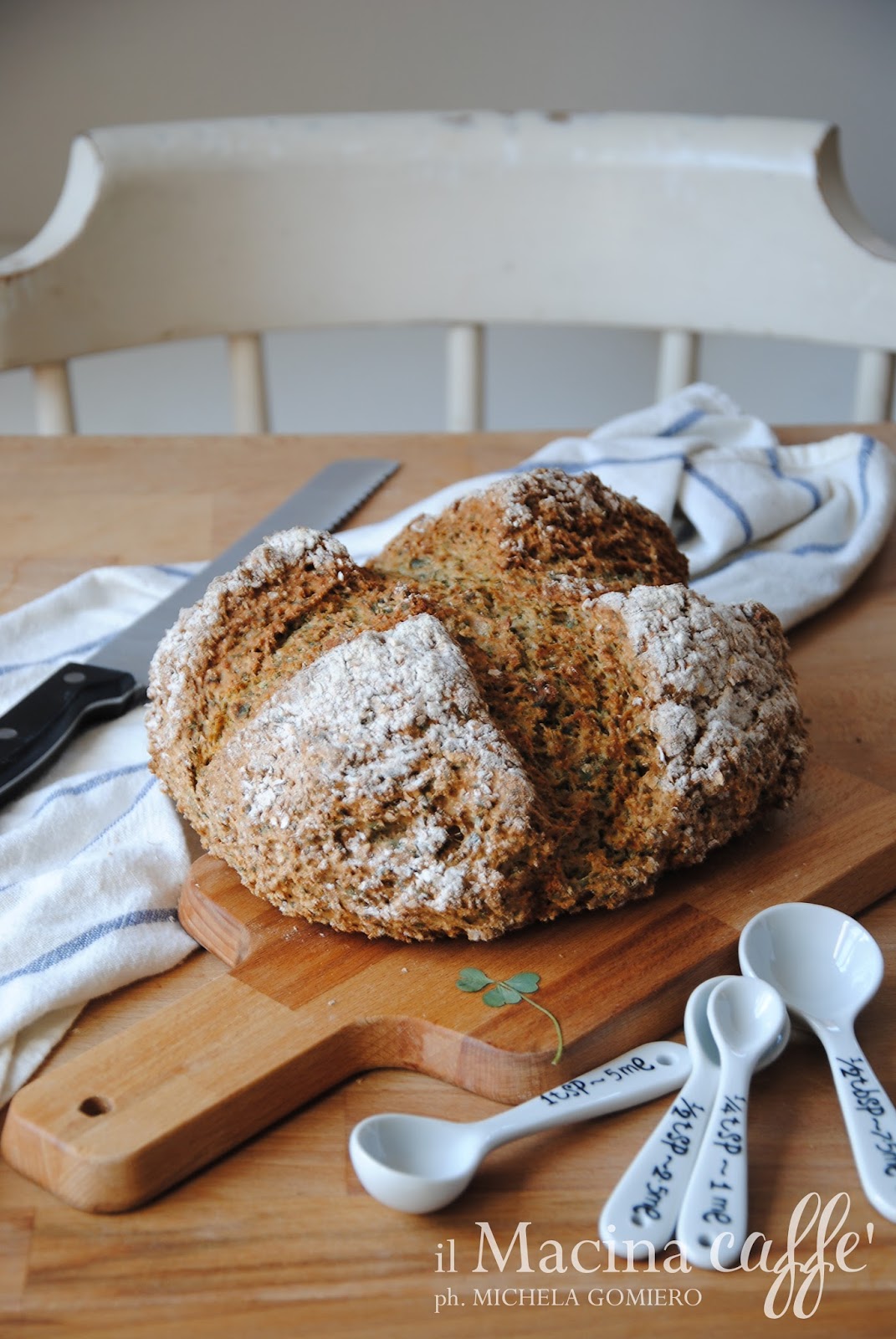 il Macina Caffè Wild Garlic Soda Bread