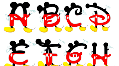 Abecedario de mickey mouse ✅