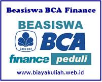 Beasiswa BCA Finance untuk Mahasiswa S1/D4 seluruh Indonesia Tahun 2019 Beasiswa BCA Finance untuk Mahasiswa S1/D4 seluruh Indonesia Tahun 2019