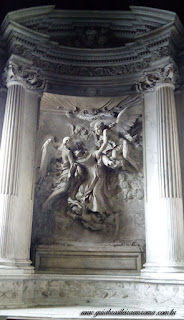 Êxtase de São Francisco, de Francesco Baratta, aluno de Bernini