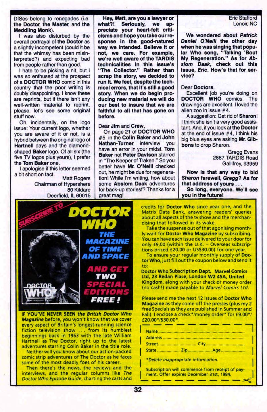 Doctor Who (1984) issue 8 - Page 34