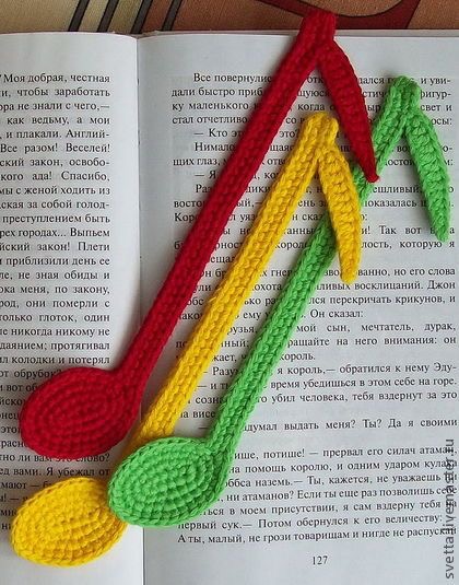 Örgüden Kitap Ayraçları