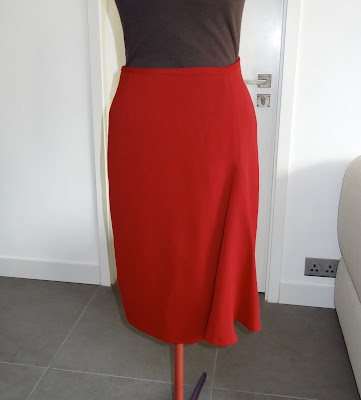 godet allison sewing cranberry although colour orange looks call very