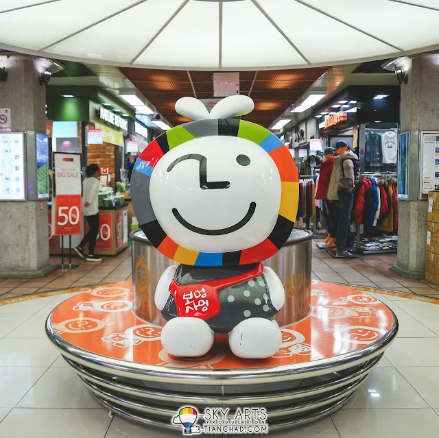 Mascot in Jungang  Underground Shopping Mall