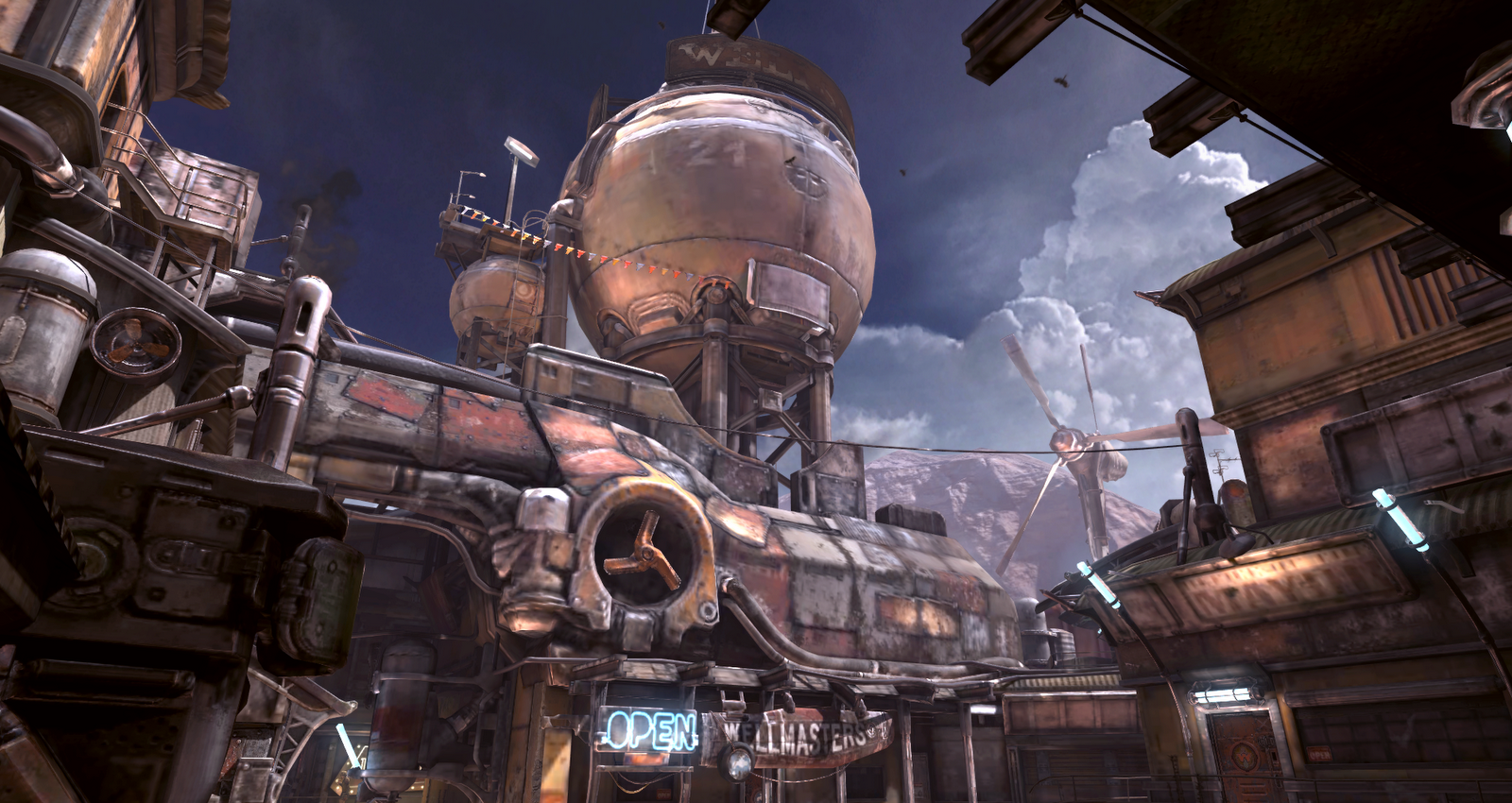 Rage 2 город. Rage 2 город источник. постапокалипсис завод. Rage 1 город. Rage здания.