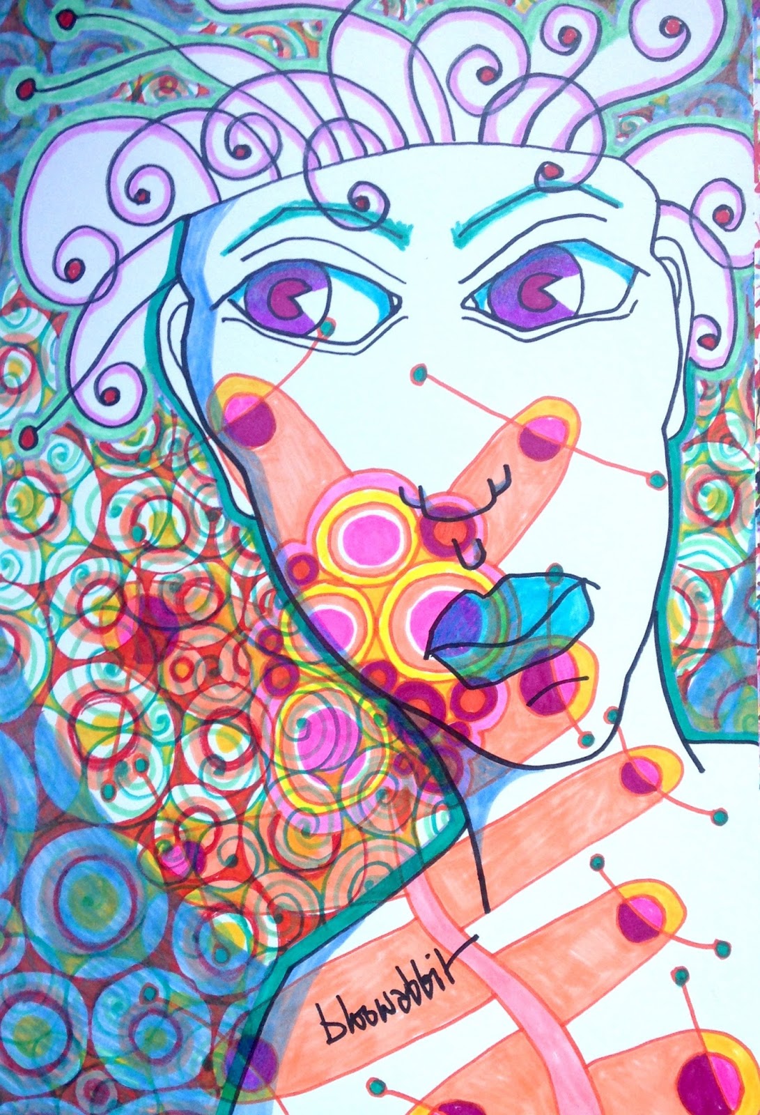 bloowabbit Sharpie fumes overload...