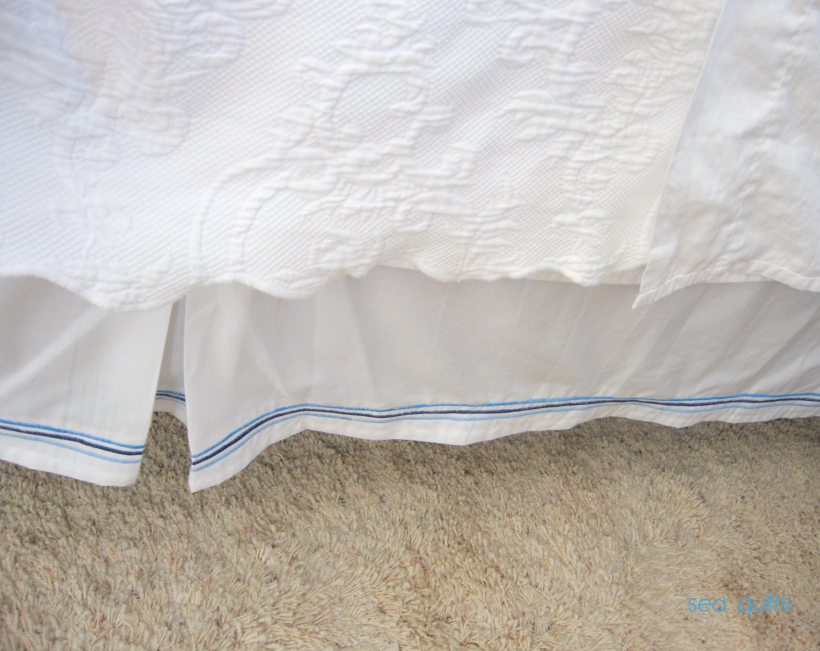 Sea Quilts Bedskirt Tutorial