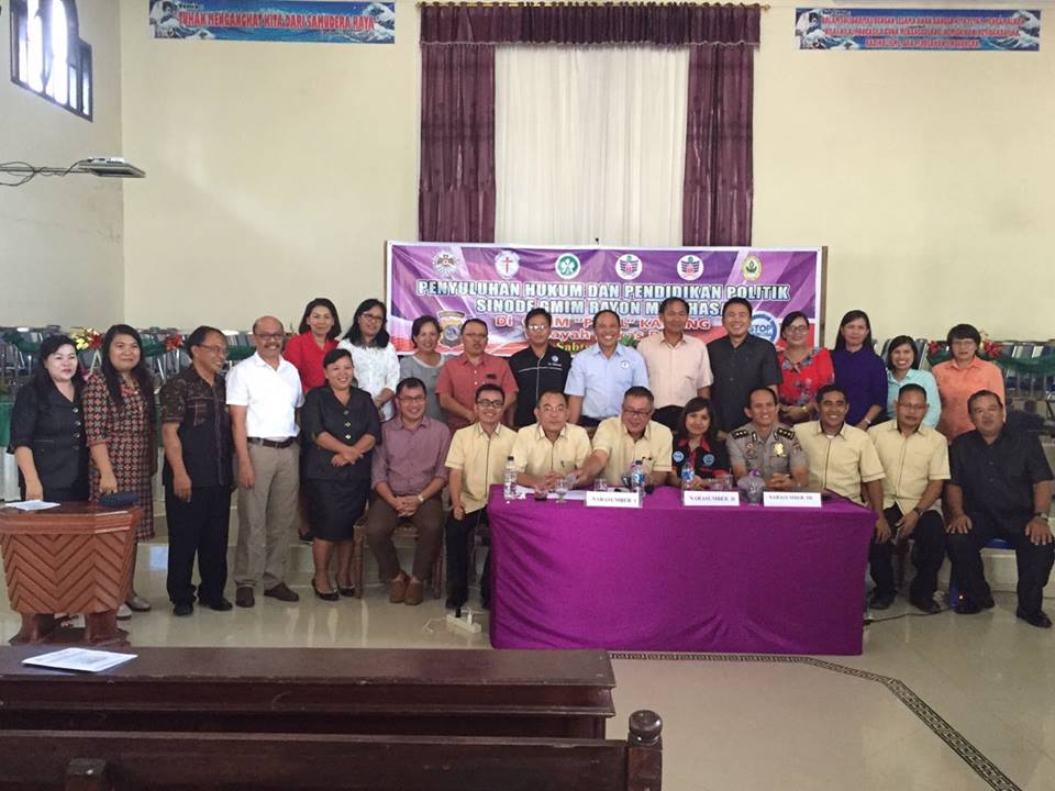 P/KB GMIM Gencar Gelar Penyuluhan Hukum dan Pendidikan