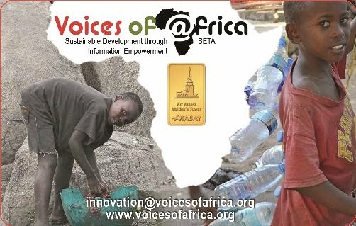 Tarjeta de colección con un gramo de Oro.Voices of Africa