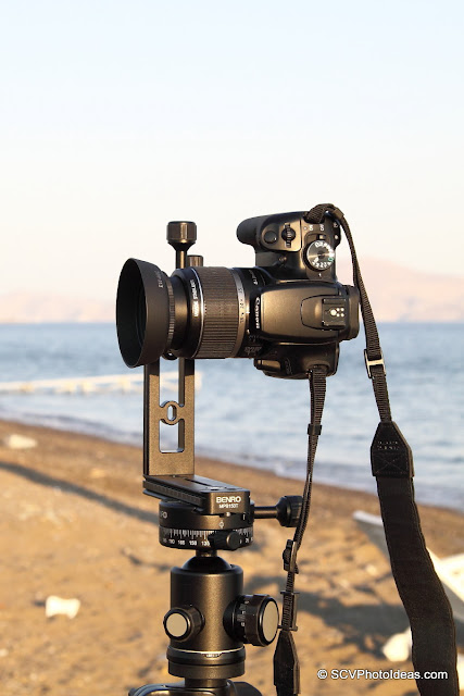 Canon EOS400D+18-55IS on Benro Multi Row Panorama Head - horizontal