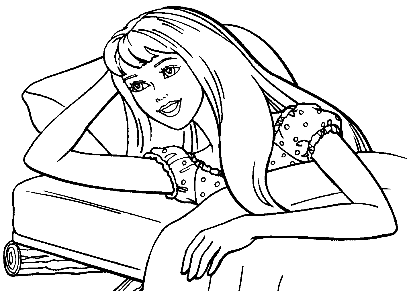 1000 Images About Barbie Coloring Pages On Pinterest