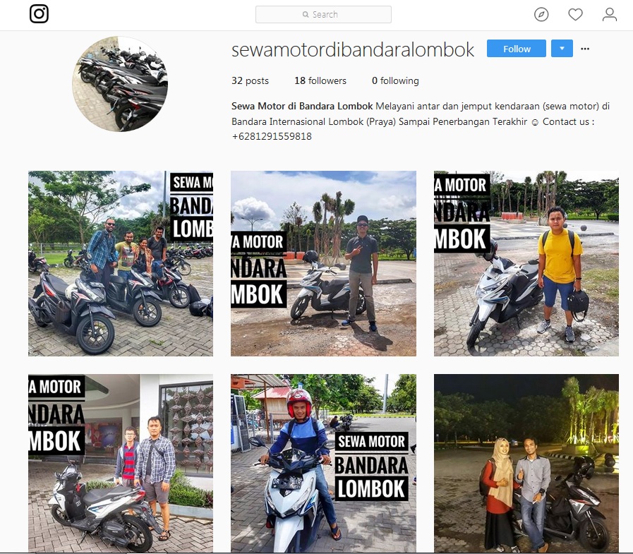 Informasi 7 Sewa Motor Di Mataram Lombok Jelajah Indonesiaku
