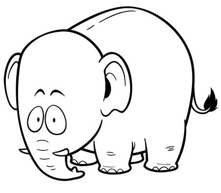 Cute Baby Elephant Coloring Pages - Best Coloring Pages For Kids