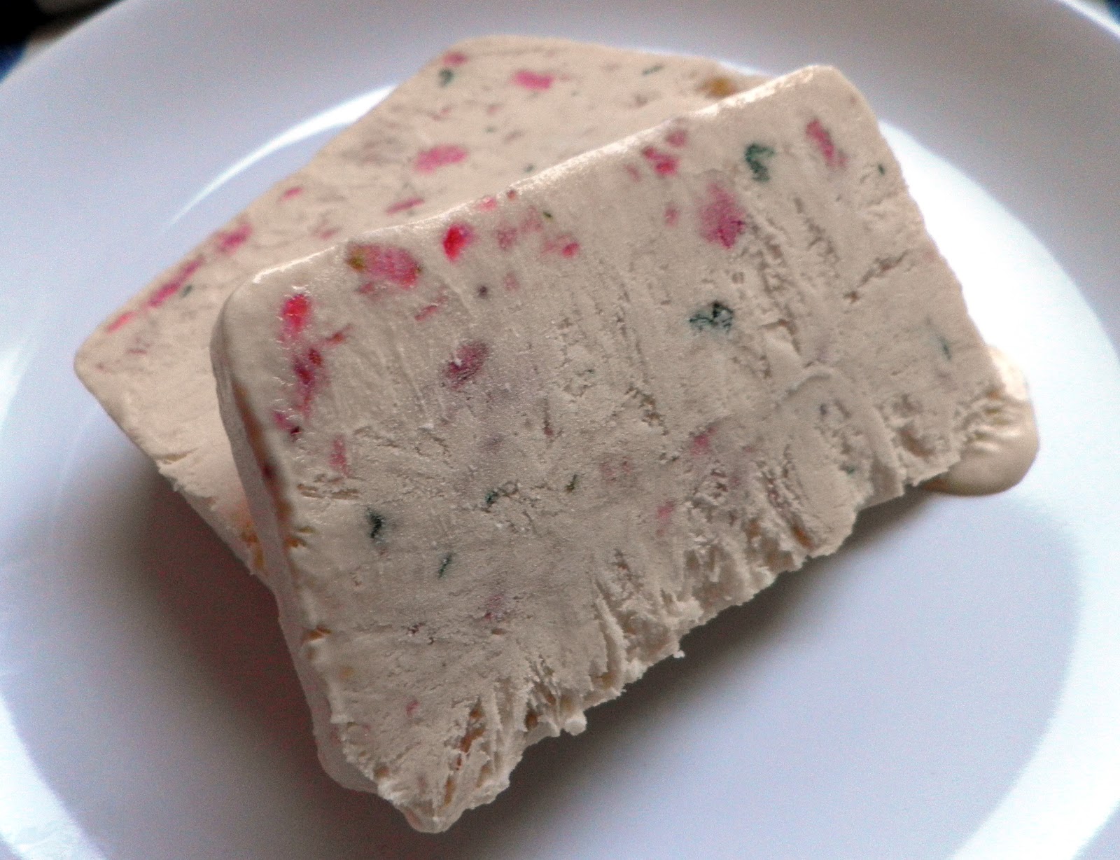 Basil and Strawberry Basil and strawberry ice cream without an ice cream maker