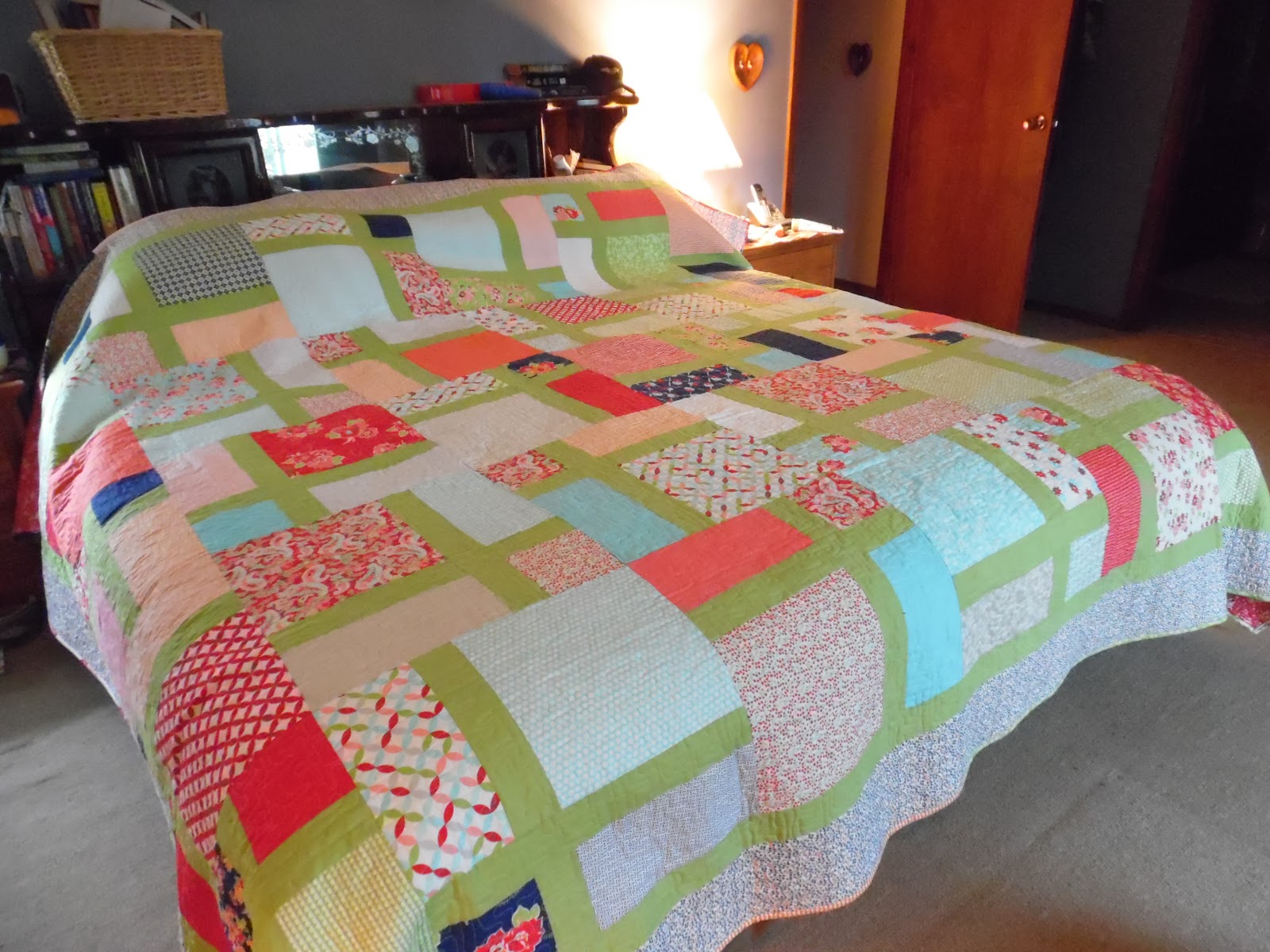 Stamp with Summer quilt