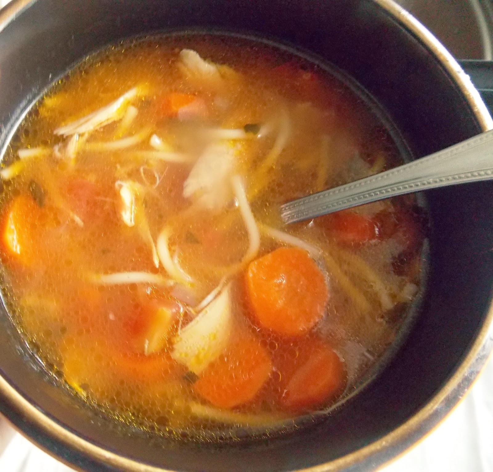 Food and Thrift Turkey Vegetable Soup...and Blessings
