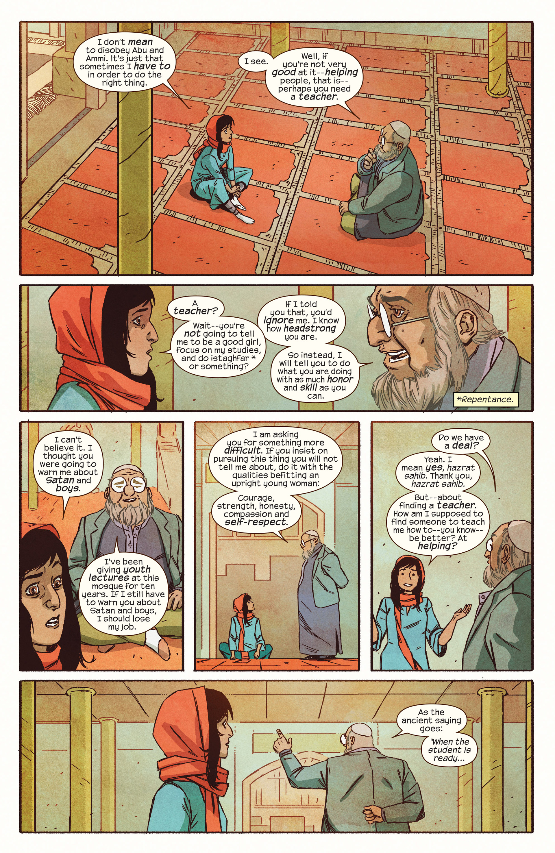 Read online Ms. Marvel (2014) comic -  Issue #6 - 6