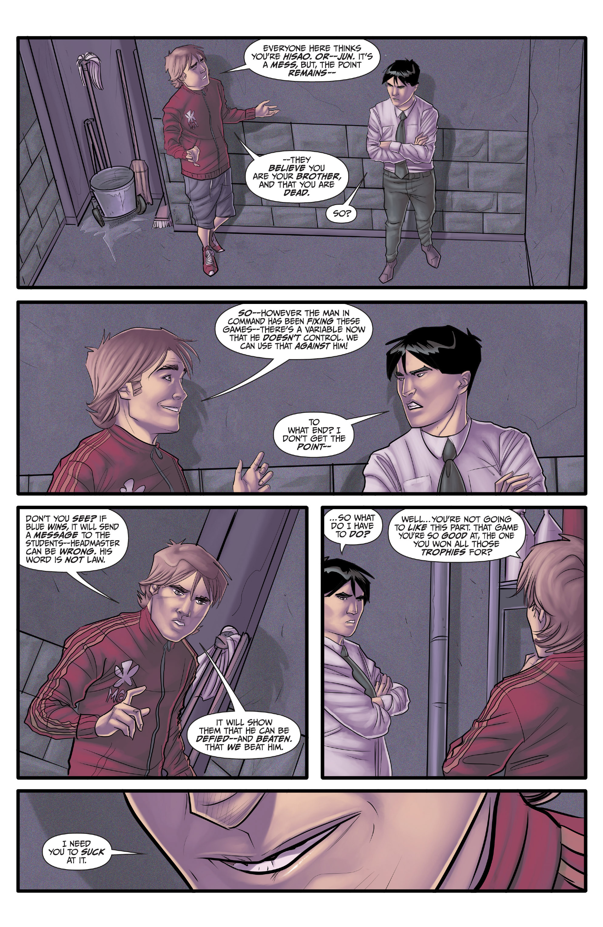 Read online Morning Glories comic -  Issue #41 - 15