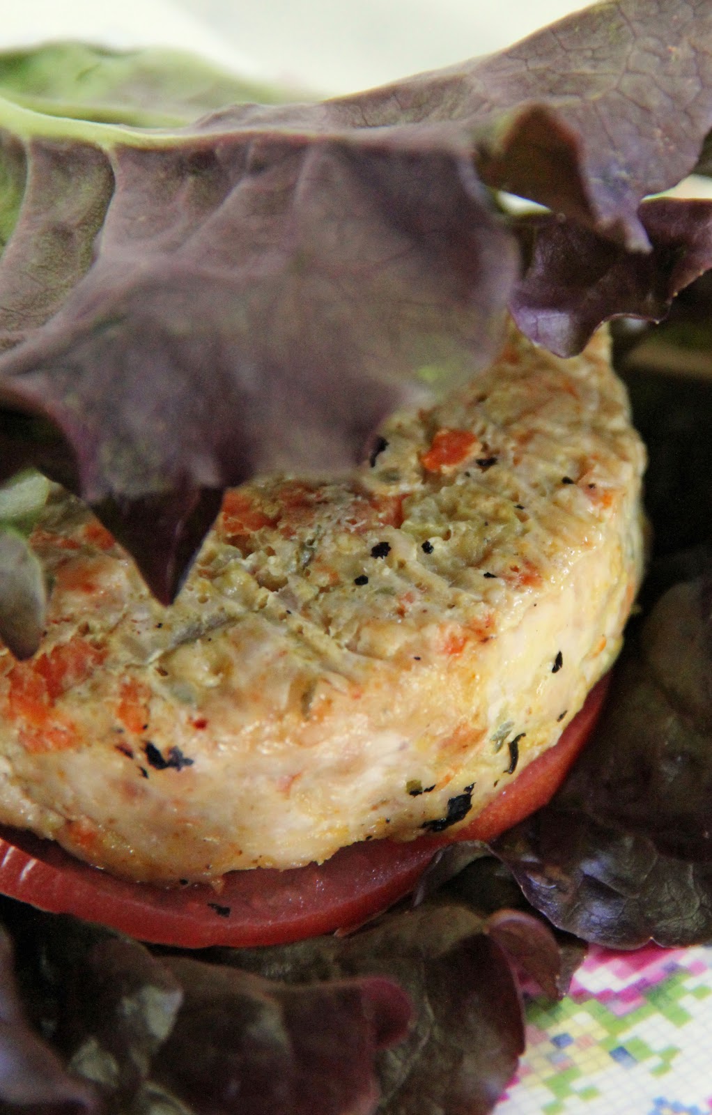 Jo and Sue Curried Cauliflower, Carrot, & Turkey Burgers