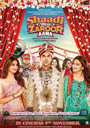 Shaadi Mein Zaroor Aana 2017 HDRip 950MB Hindi 720p