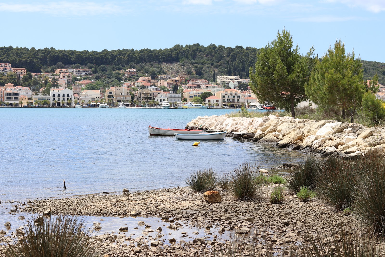 Argostoli Town across the water, Kefalonia