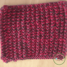 KNITTING PATTERN Barbed Wire Fence Dishcloth, Knit Dishcloth
