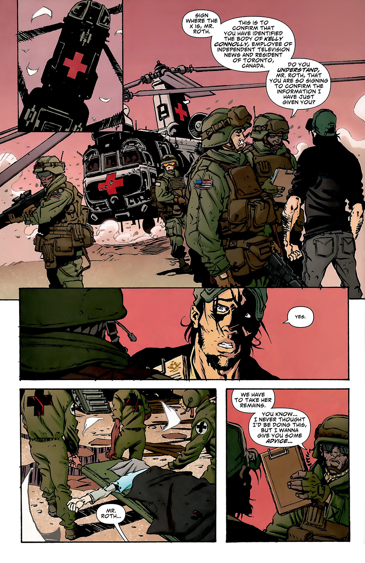 Read online DMZ (2006) comic -  Issue #26 - 4