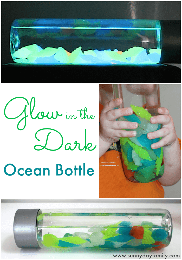 Glow in the Dark Sensory Bottle