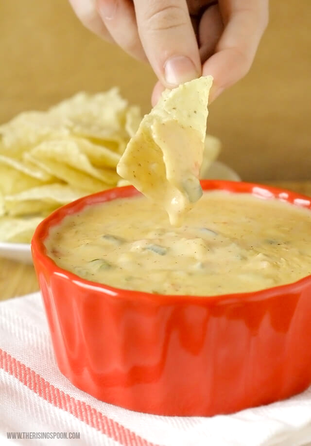 Homemade Queso Dip The Rising Spoon