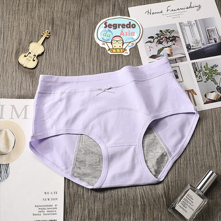 Calcinha Para Menstruação Anti Vazamento Com Forro Frontal Shapewear