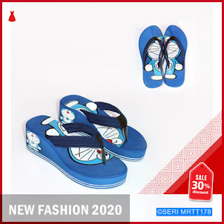 MRTT178S117 Sandal Spons Wedges Doraemon Keren BMGShop