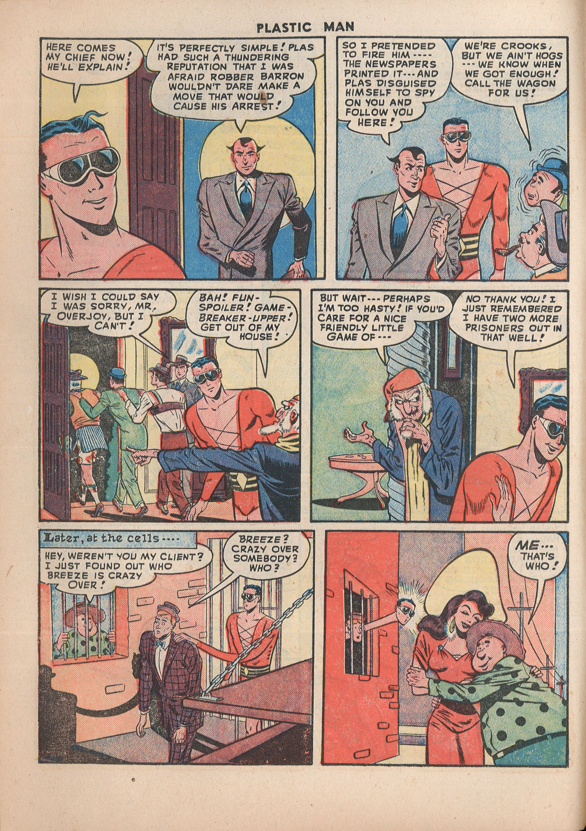 Read online Plastic Man (1943) comic -  Issue #11 - 14