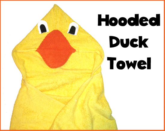 how to make a hooded towel